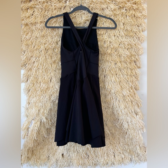 LULULEMON💎UNWORN💎COURT CRUSH DRESS✨Everlux tennis dress & short✨BLACK💎size 4 - Picture 12 of 16